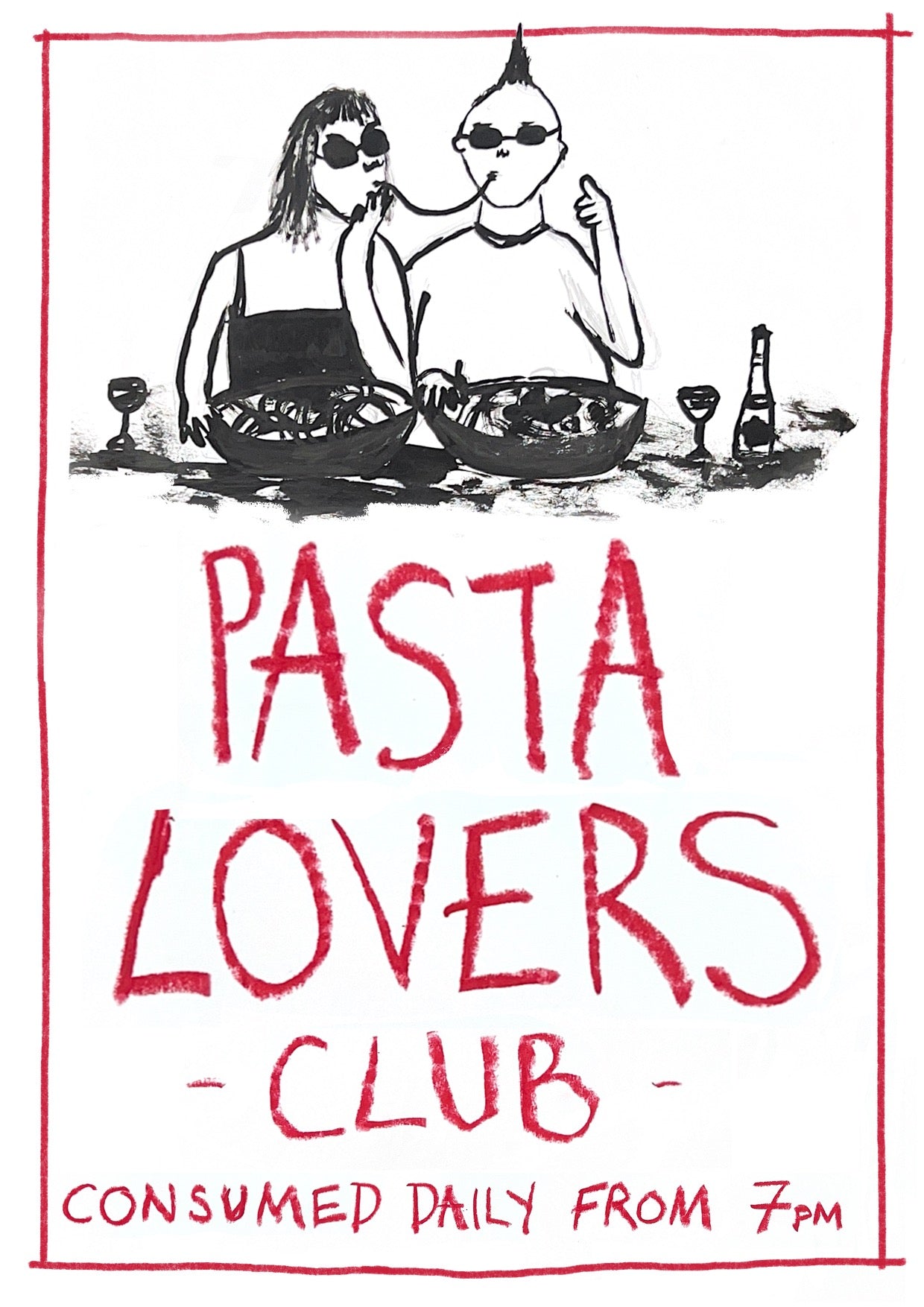 Pasta Lovers print