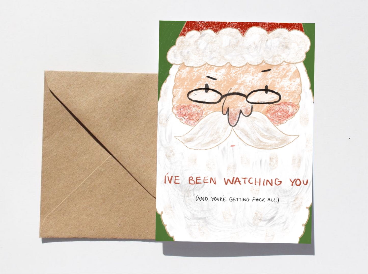 Santa greetings card