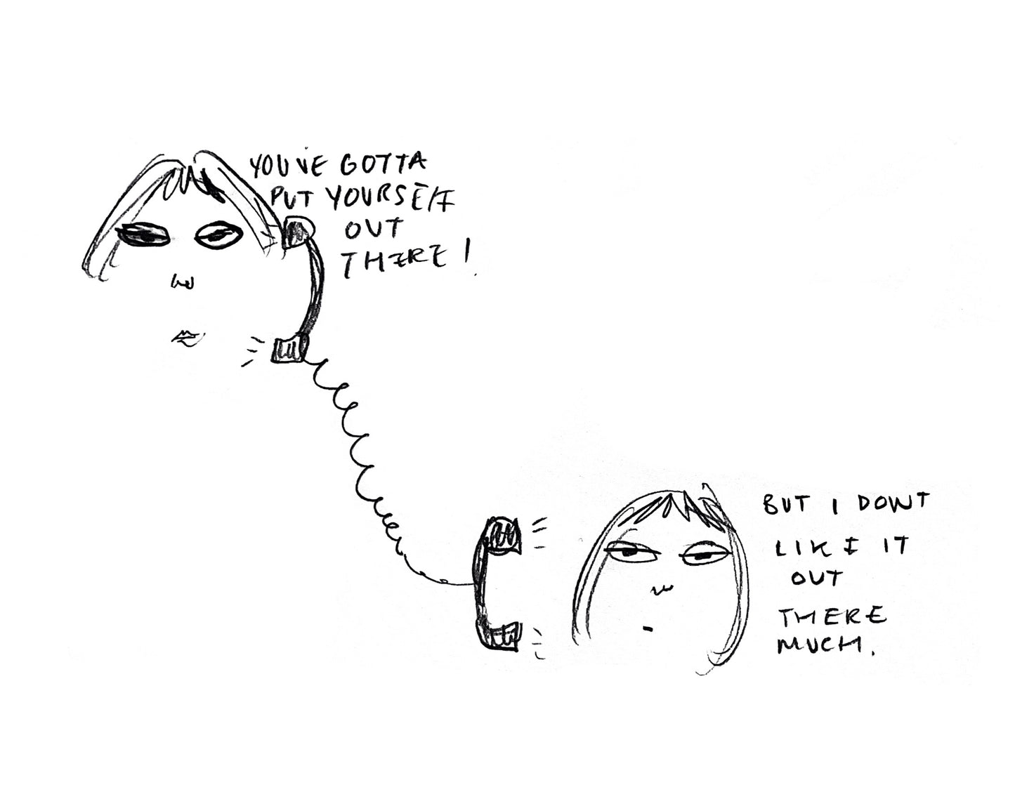 Put yourself out there! print