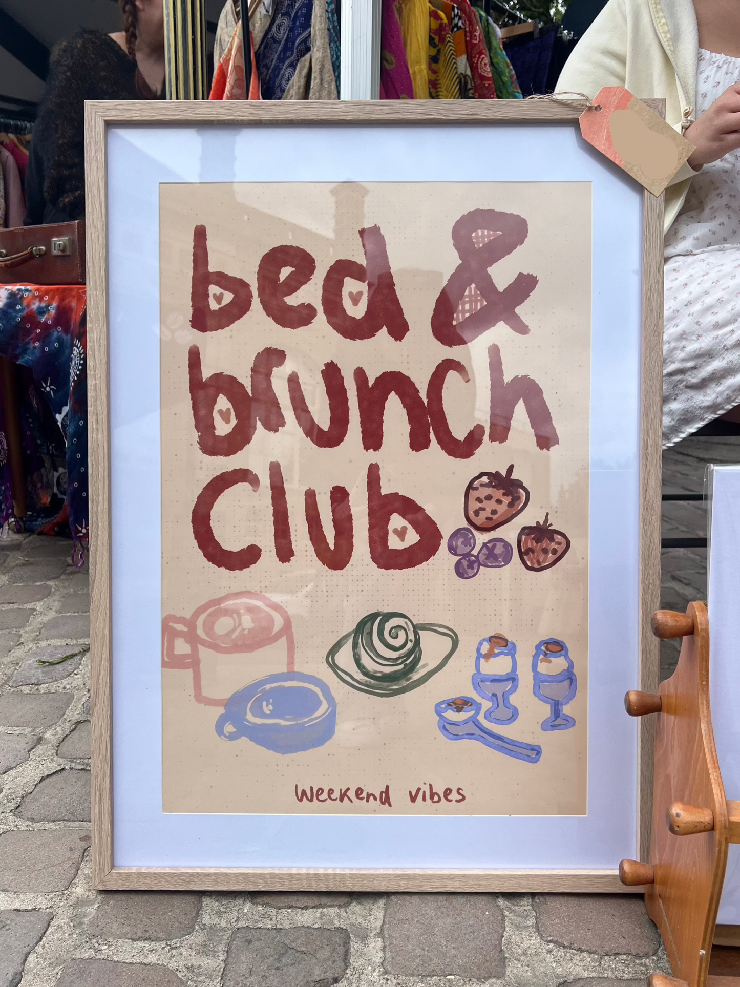 'Bed & Brunch Club' print