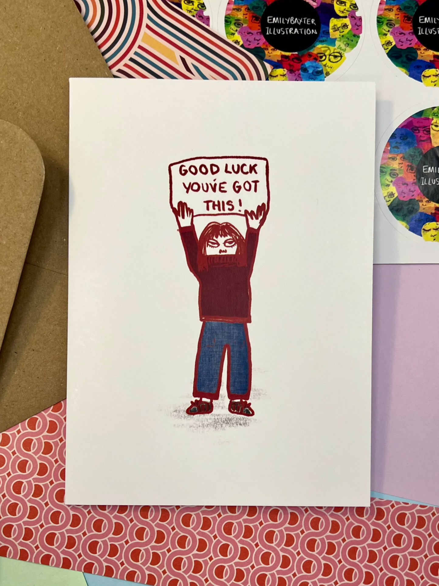 'You've got this' greetings card